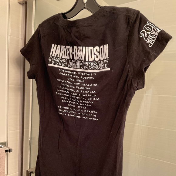 Official Harley Davidson 110th Anniversary Tee - Picture 7 of 8